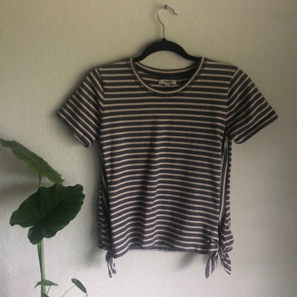 Madewell side tie top